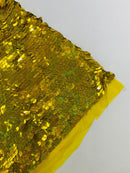 ROUND PALLETTE SEQUIN ON MESH FABRIC (By The Yard)