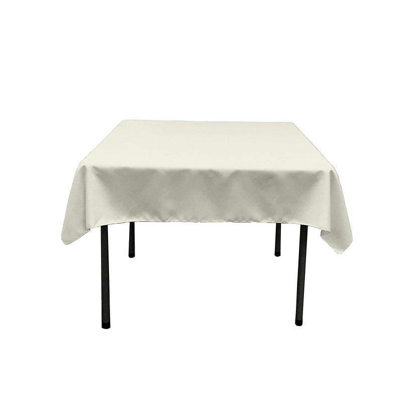 58"x58" SQUARE POLY POPLIN TABLECLOTH