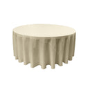 132" ROUND POLY POPLIN TABLECLOTH