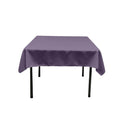 58"x58" SQUARE POLY POPLIN TABLECLOTH