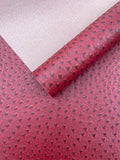 Classic Ostrich Upholstery Vinyl Fabric / Faux Leather Accessories Crafting Apparel Upholstery Vinyl Fabric 54" Wide.