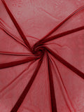 58/60" Wide Solid Stretch Power Mesh Fabric Spandex/ Sheer See-Though/Sold By The Yard. New Colors