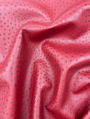 Classic Ostrich Upholstery Vinyl Fabric / Faux Leather Accessories Crafting Apparel Upholstery Vinyl Fabric 54" Wide.