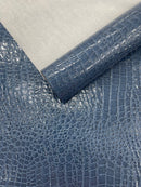 Shiny Alligator 3D Embossed Vinyl Fabric, 54" Wide Upholstery Crafting Accessories Applications