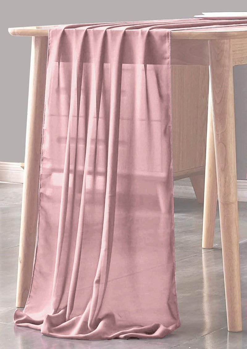 CHIFFON SHEER TABLE RUNNER (14" inches x 120" inches)