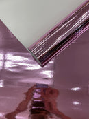 Chrome Mirror Reflective Vinyl/Crafting Apparel Upholstery Vinyl Fabric 54" Wide