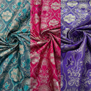 METALLIC CROSS/CHALIS JACQUARD FABRIC (by the yard)