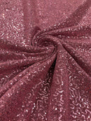 METALLIC TINSEL STRETCH LUREX SEQUIN FABRIC (By The Yard)