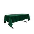 60" X 144" Rectangular Polyester Poplin Tablecloth