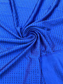 RHINESTONE NYLON SPANDEX FABRIC (By The Yard)