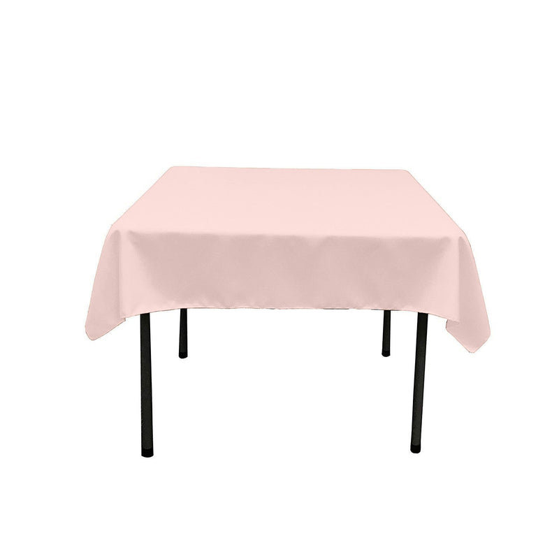 58" Square Polyester Poplin Tablecloth / Overlay/ Party Supply.