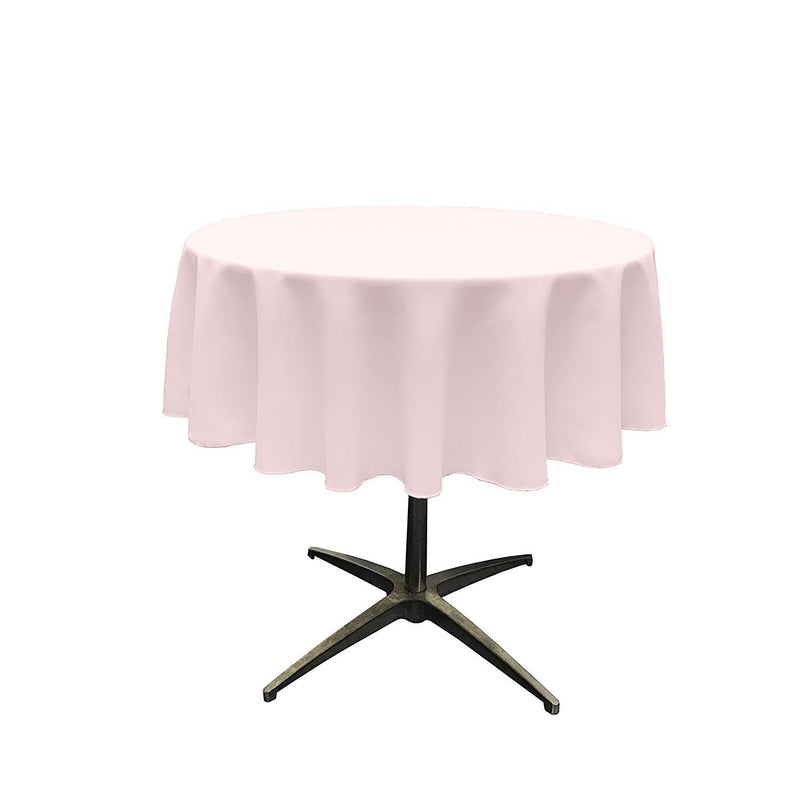 48" ROUND POLY POPLIN SEAMLESS TABLECLOTH