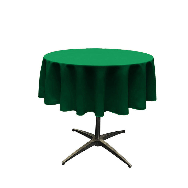 Flag Green Round Polyester Poplin Seamless Tablecloth - Wedding Decoration Tablecloth