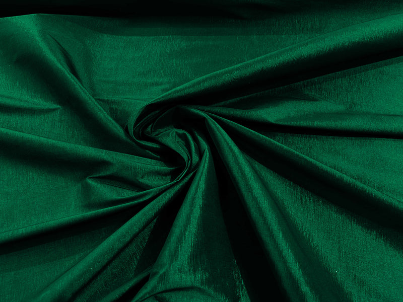 Forest Green Solid Medium Weight Stretch Taffeta Fabric 58/59" Wide-Sold By The Yard.
