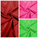 SHINY VINYL SPANDEX  GLOSSY FABRIC (by the yard)