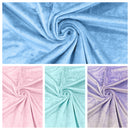 SOLID MINKY SMOOTH FABRIC (by the yard)