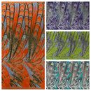 FEATHER WING SEQUIN STRETCH MESH FABRIC (by the yard)