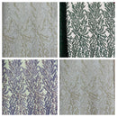 Floral Beaded Lace Fabric /Wedding/Prom/Sequin lace Sold By The Yard.