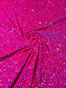 SEQUIN VELVET FABRIC (By The Yard)