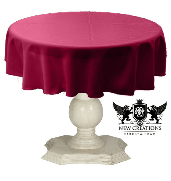 TABLECLOTH DULL BRIDAL SATIN (36" Round)