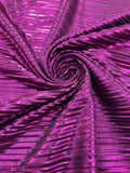 Metallic Accordion Pleated Polyester Fabric/Stretch Fabric/Light Weight/ 58 Inches Wide.