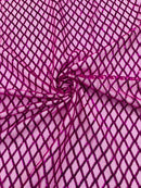 Luxury Diamond Design Mini Glitz Sequins On A Mesh Fabric