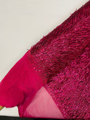 Vegas Beaded Sequin Stretch Mesh Fabric (By The Yard)