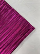 METALLIC FOIL ACCORDION PLEATED FABRIC (by the yard)