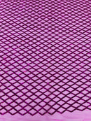 Luxury Diamond Design Mini Glitz Sequins On A Mesh Fabric