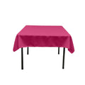 48" Square Polyester Poplin Tablecloth / Overlay/ Party Supply.