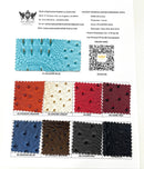 Gator Ostrich Embossed Vinyl Fabric  / 2 Tone Crocodile Ostrich Vinyl Leather 54" Wide