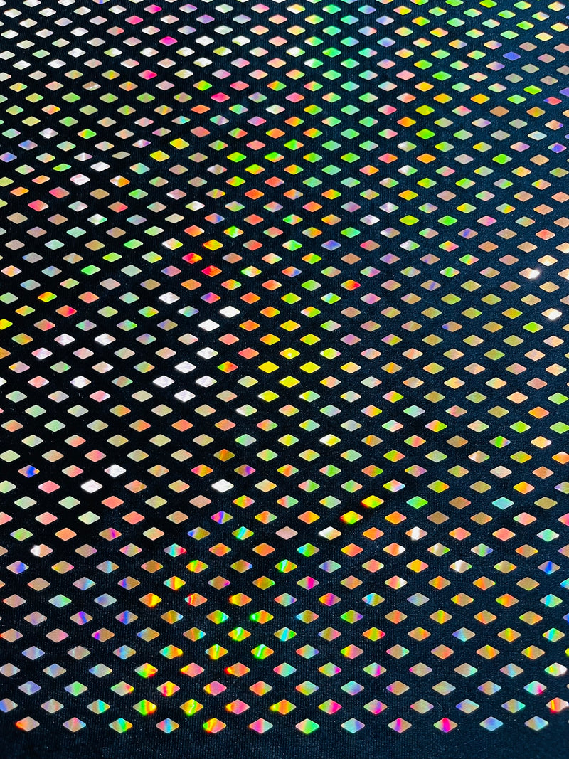 Geometric Foil Velvet Stretch, by The Yard.