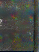 Geometric Foil Velvet Stretch, by The Yard.