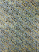 Snake Design Shattered Glass Nylon Spandex Fabric, 4-Way Stretch, by The Yard.