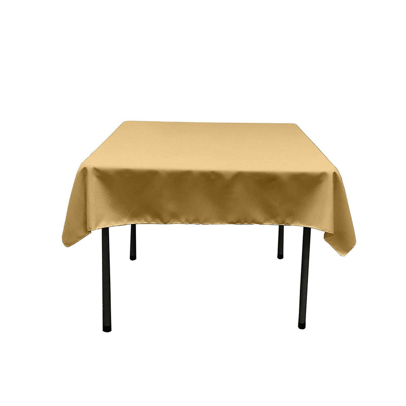 58"x58" SQUARE POLY POPLIN TABLECLOTH