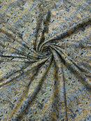 Snake Design Shattered Glass Nylon Spandex Fabric, 4-Way Stretch, by The Yard.