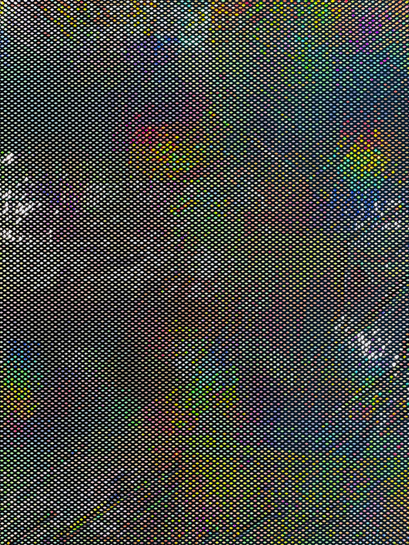 Geometric Foil Velvet Stretch, by The Yard.