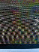 Geometric Foil Velvet Stretch, by The Yard.