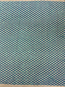 Luxury Diamond Design Mini Glitz Sequins On A Mesh Fabric