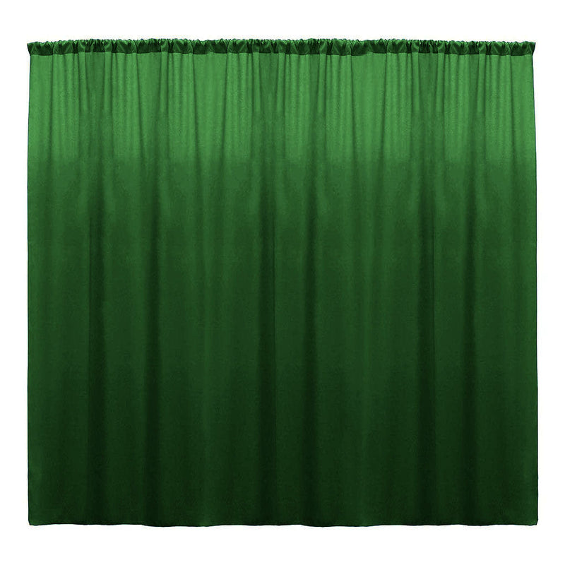 Backdrop Drape Curtain 10 Feet Wide x 15 Feet High, Polyester Poplin SEAMLESS 1 Panel.