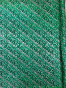 Snake Design Shattered Glass Nylon Spandex Fabric, 4-Way Stretch, by The Yard.