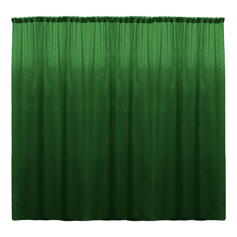 Backdrop Drape Curtain 10 Feet Wide x 9 Feet High, Polyester Poplin SEAMLESS 1 Panel.