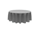 96" ROUND POLY POPLIN SEAMLESS TABLECLOTH