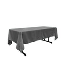 60" X 84" Rectangular Polyester Poplin Tablecloth