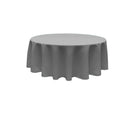 72" ROUND POLY POPLIN SEAMLESS TABLECLOTH