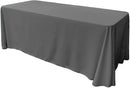 86" X 108" Rectangular Seamless Polyester Poplin Tablecloth, for Party/Wedding Tablecloth