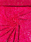 SEQUIN VELVET FABRIC (By The Yard)