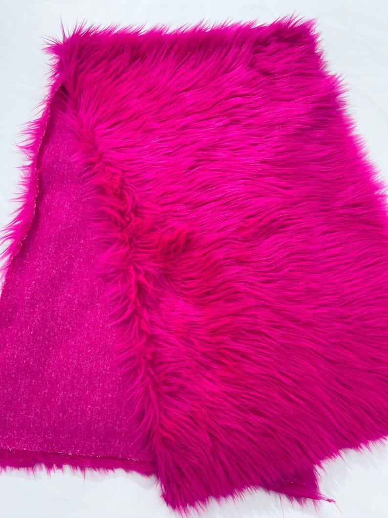 Hot Pink Iridescent Sequin Stretch Velvet Fabric 5mm,58 Inches wide /Prom/ Sold By The Yard.