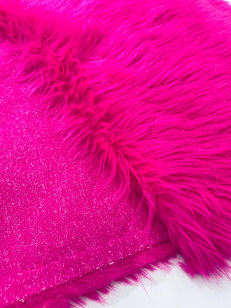 Hot Pink Iridescent Sequin Stretch Velvet Fabric 5mm,58 Inches wide /Prom/ Sold By The Yard.