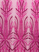 Palm Beaded Damask Design Fabric, by The Yard. (Copy)